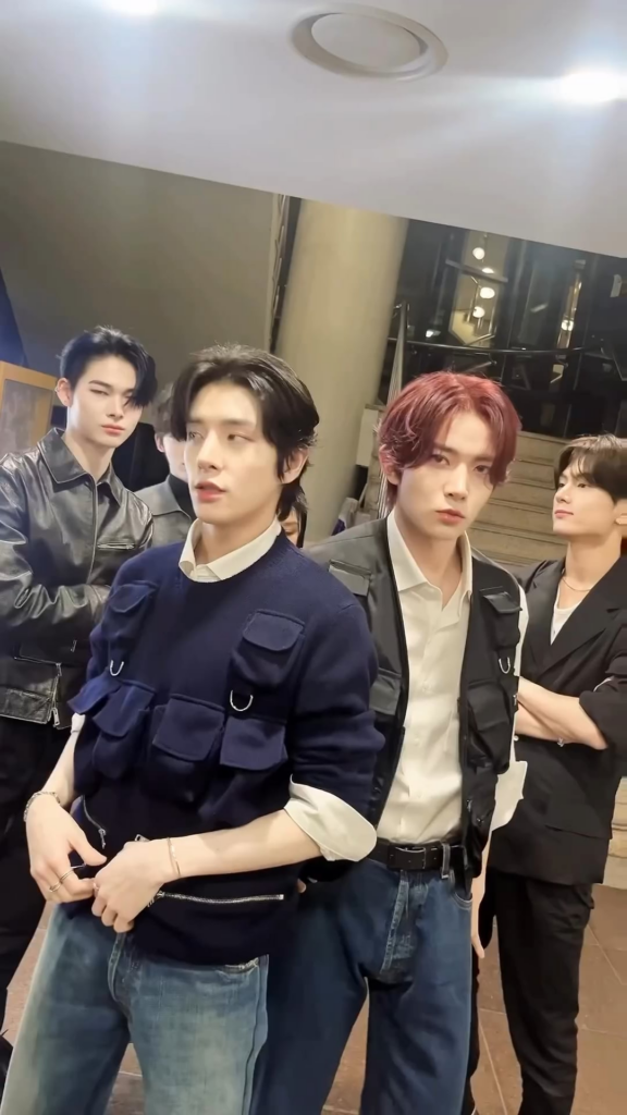 240224 Instagram: Heeseung, Jay, Jake, Sunoo, Ni-ki with Uhm Junghwa