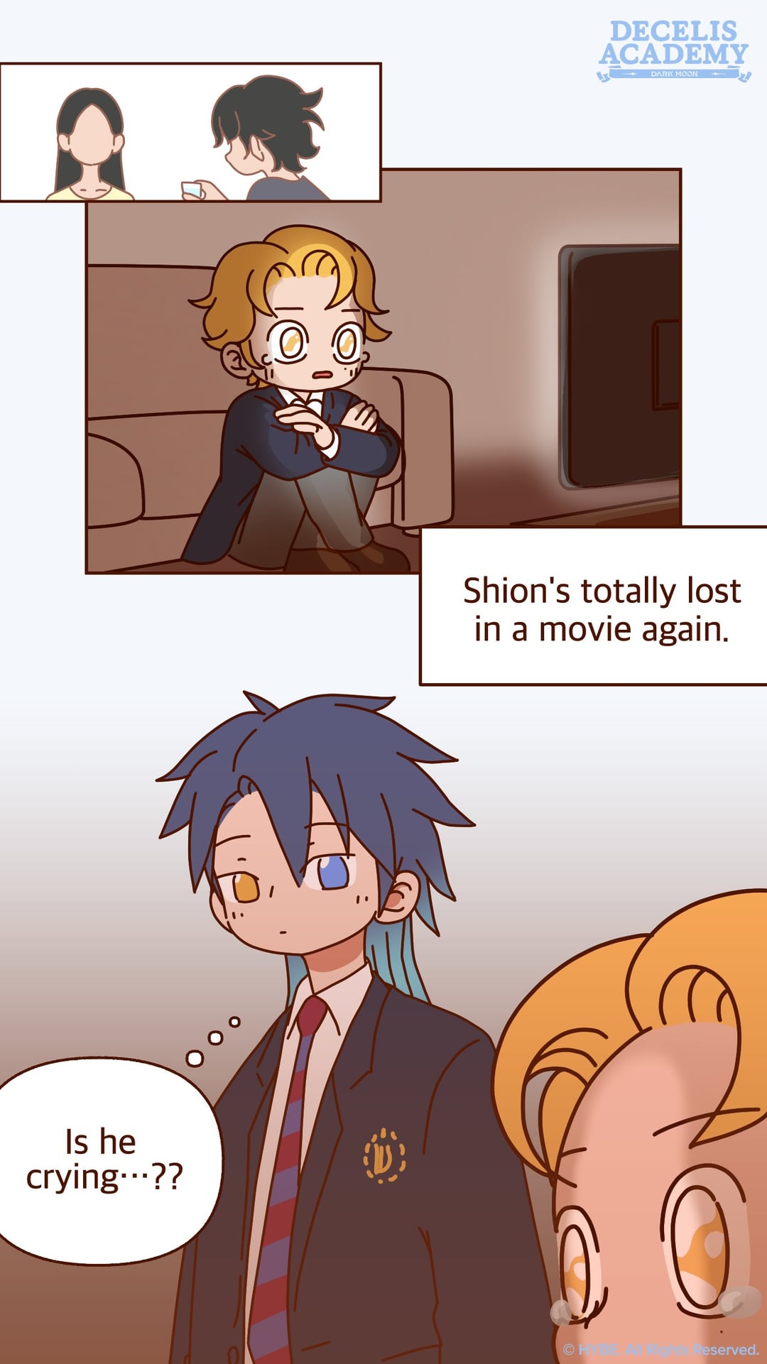 240225 DARK MOON Twitter: Decelis Academy Cuttoon - [Ep.17] Shion's Superpower