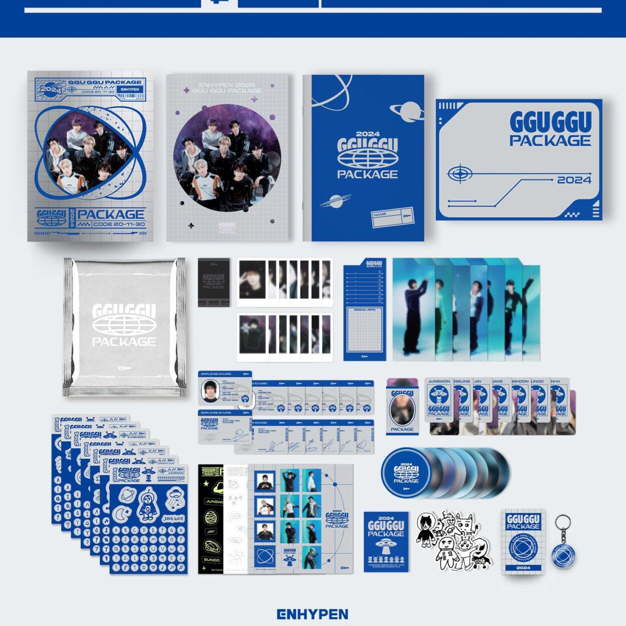 240205 ENHYPEN 2024 GGU GGU PACKAGE preview on Weverse Shop