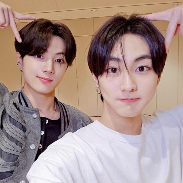 240222 ENHYPEN_JP Twitter: Jungwon and Jay