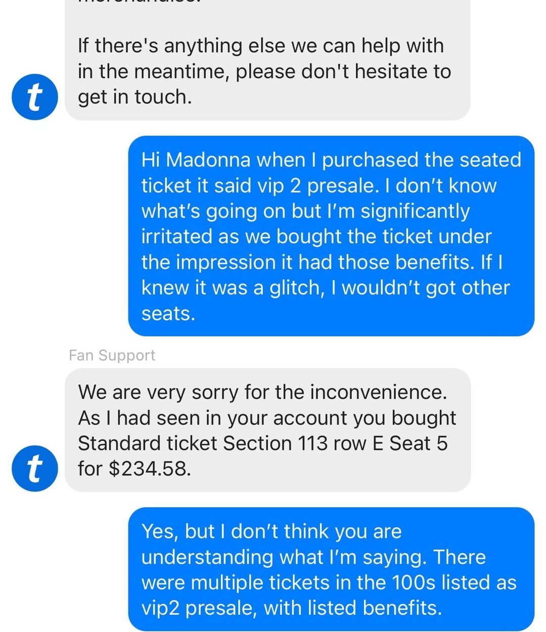 ticketmaster glitch