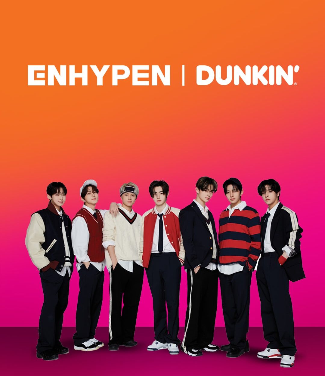 240306 ENHYPEN announced as ambassadors for Dunkin' Philippines