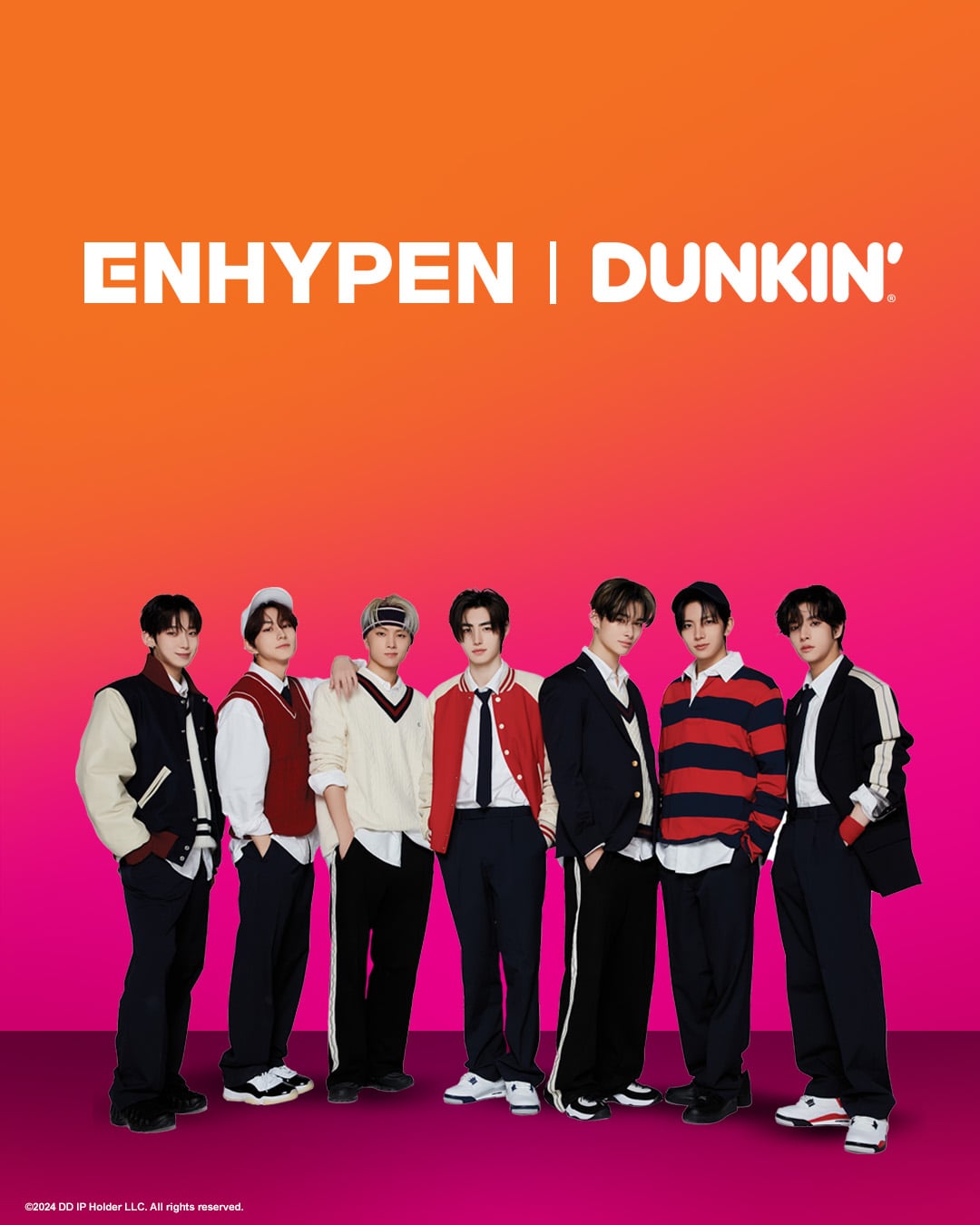 240306 ENHYPEN announced as ambassadors for Dunkin' Philippines