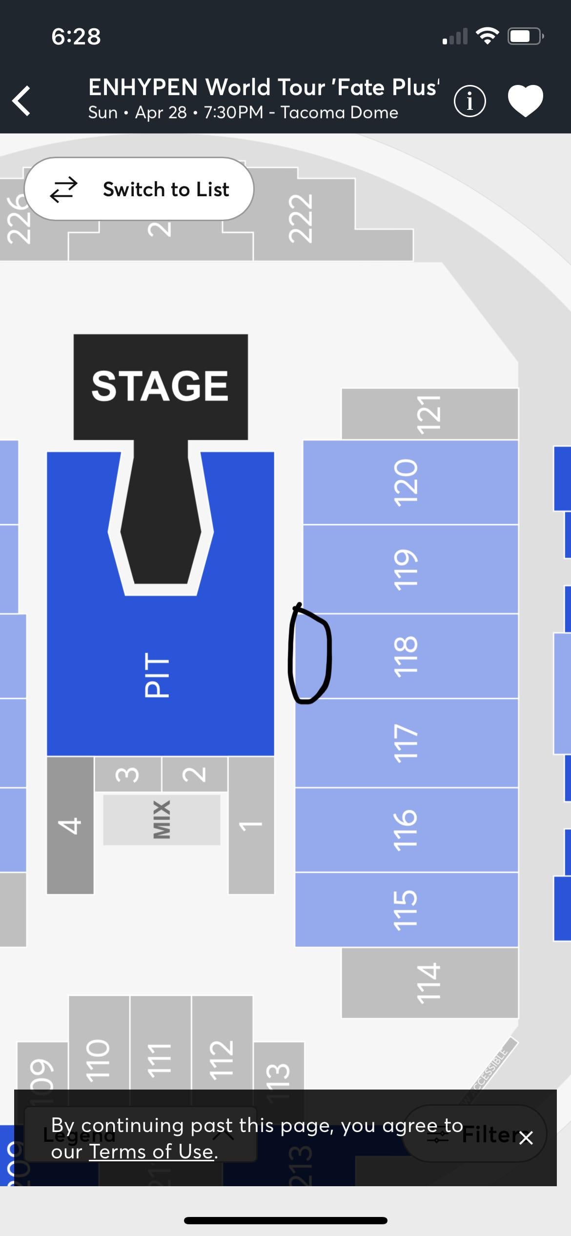 Fate plus - Tacoma dome