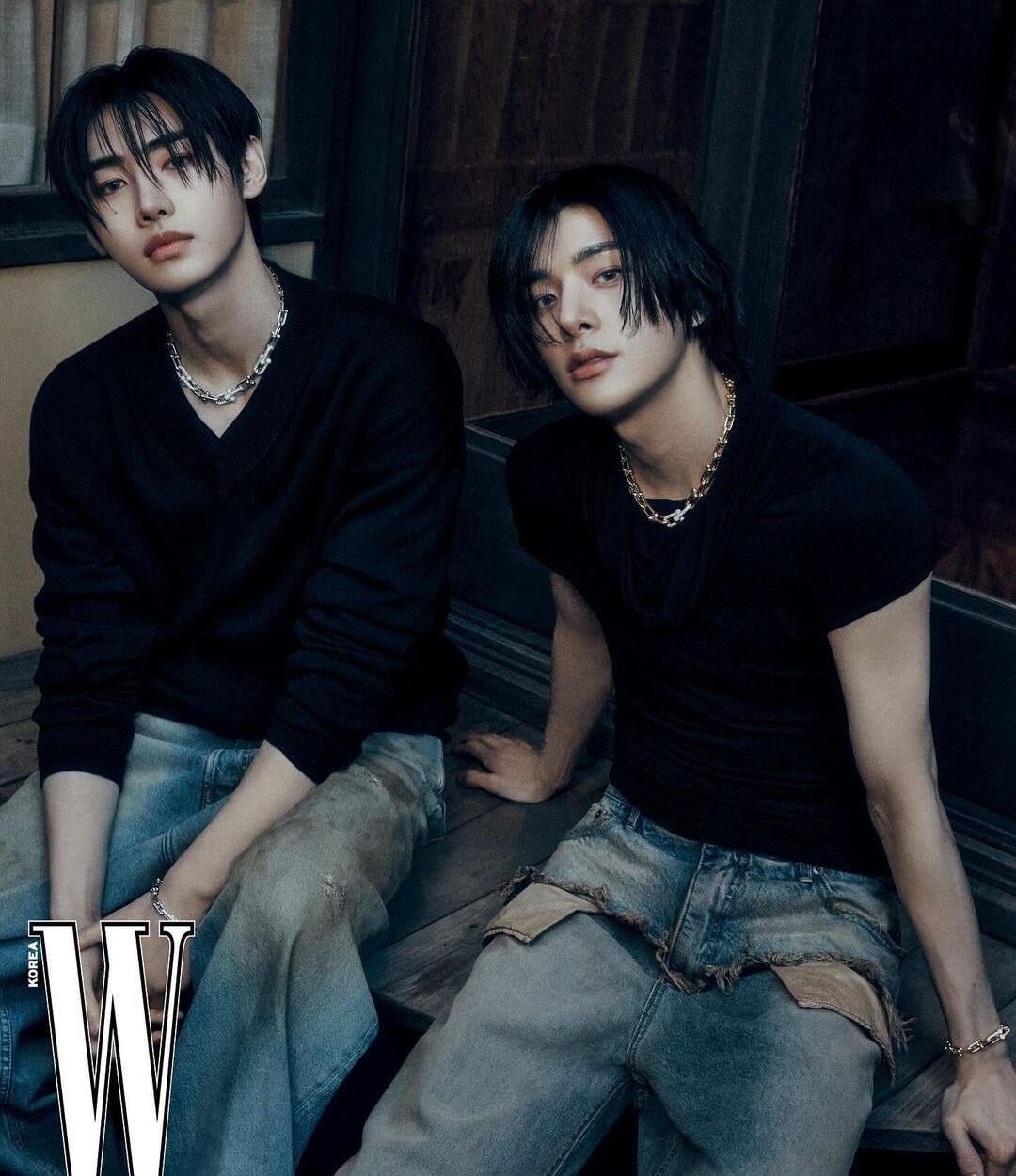 240430 W Korea April digital cover: Jake and Sunghoon with Tiffany & Co.