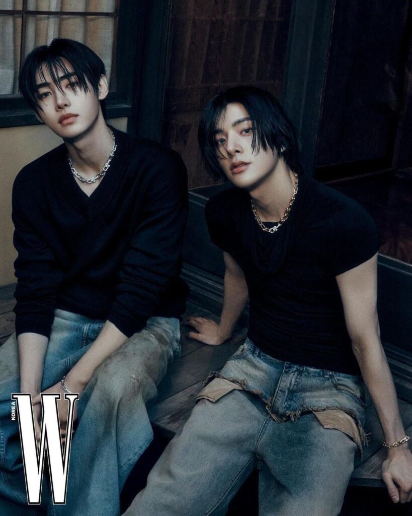 240430 W Korea April digital cover: Jake and Sunghoon with Tiffany & Co.