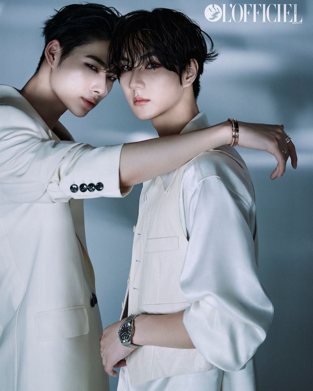 240407 L'Officiel Singapore Instagram: Jungwon & Ni-ki @ Bulgari