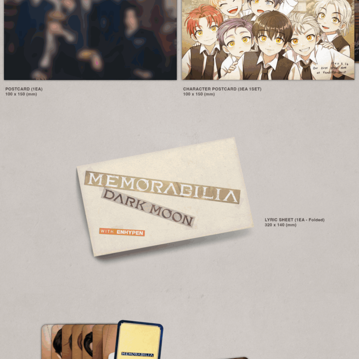 240429 MEMORABILIA Album Packaging details (Decelis Academy kit)