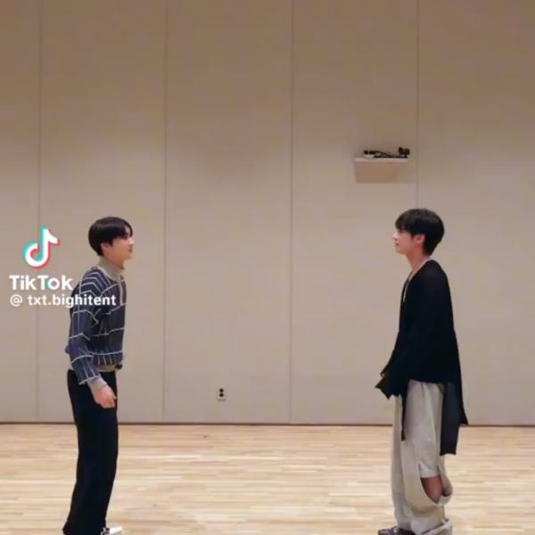 240417 TXT Tiktok: Taehyun with Jungwon