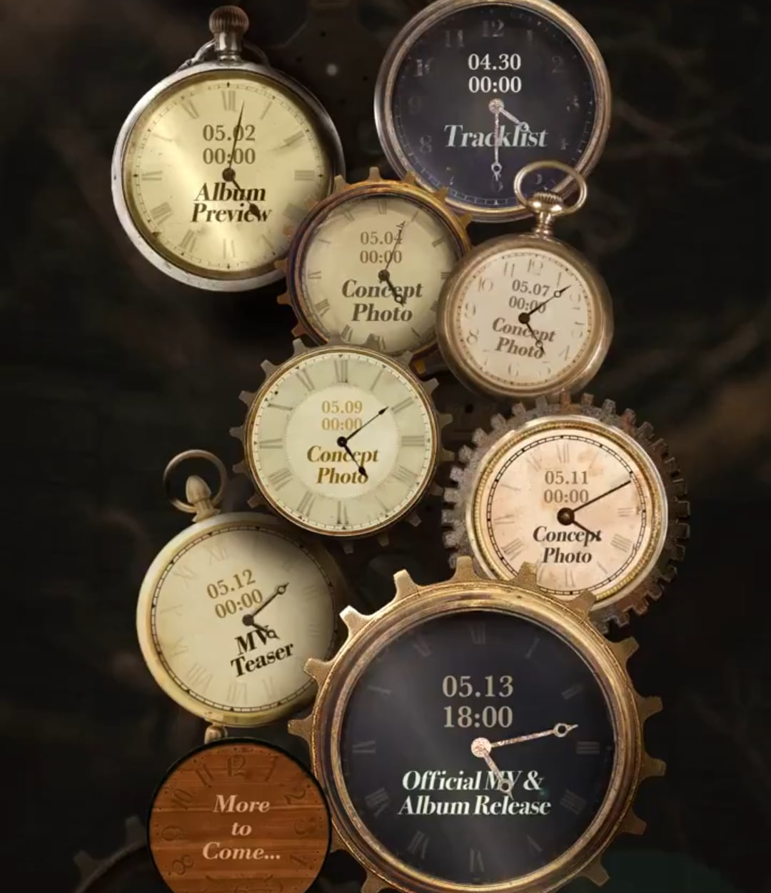 240429 DARK MOON SPECIAL ALBUM 'MEMORABILIA' Promotion Calendar