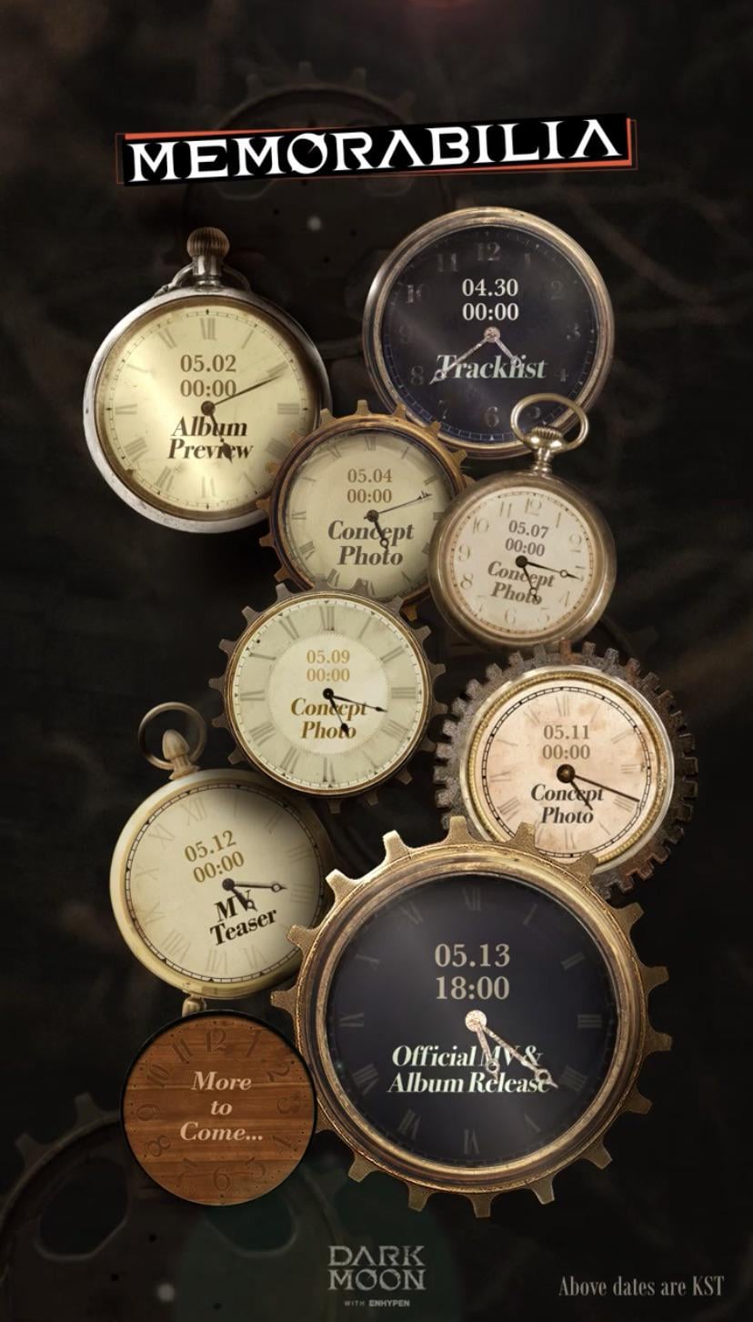 enhypen special comeback calendar to US time zones