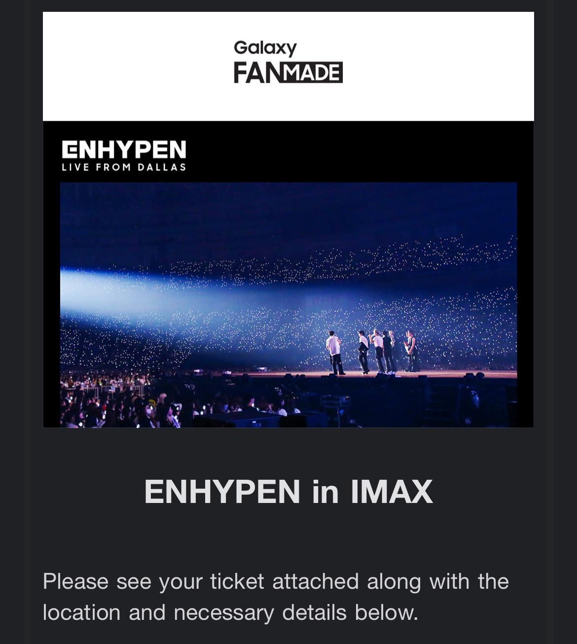 Galaxy FanMade: ENHYPEN IMAX