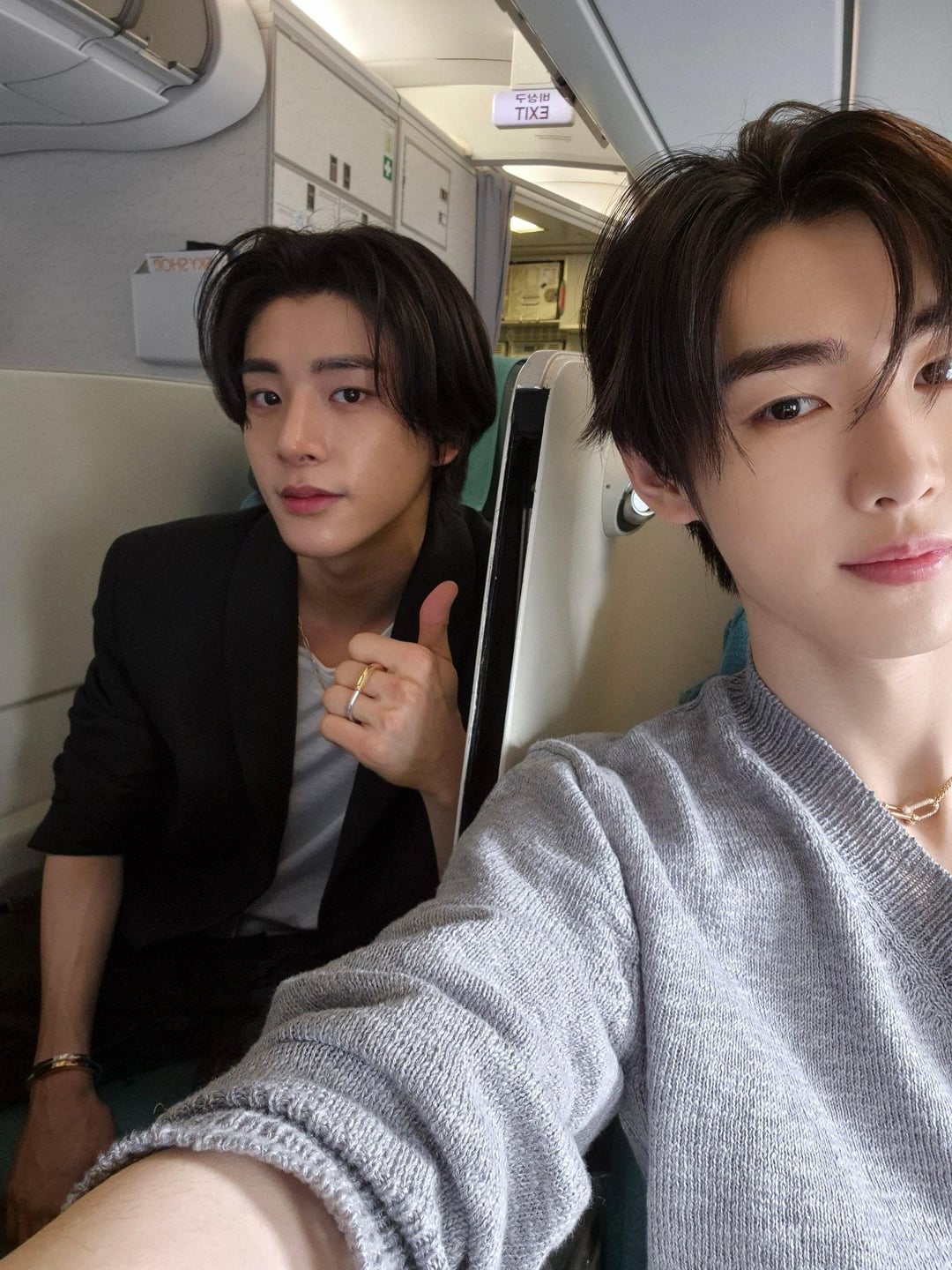 240408 Twitter: Jake and Sunghoon