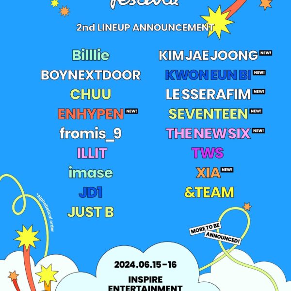 240403 ENHYPEN announced as part of Weverse Con Festival lineup June 15-16th