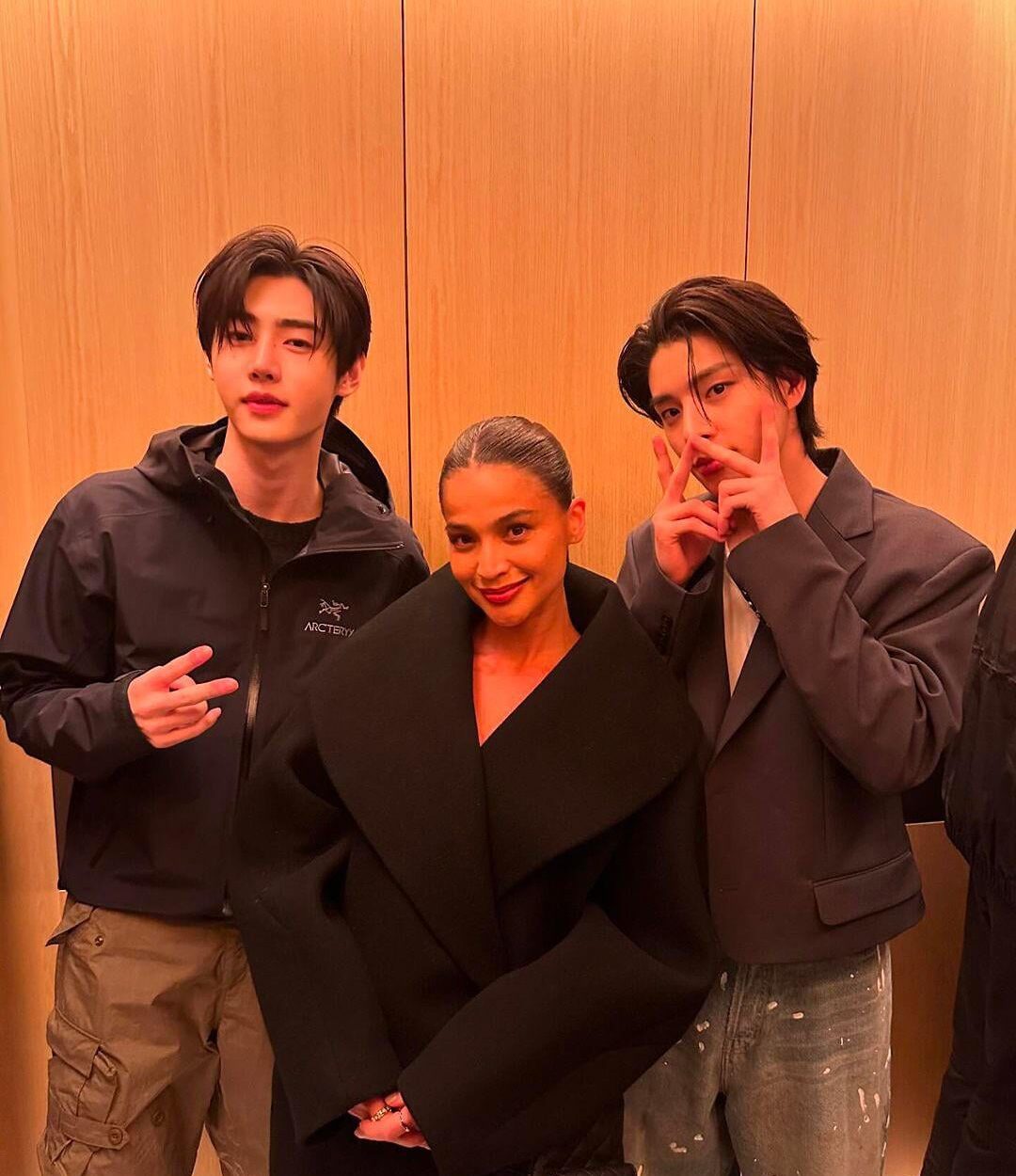 240430 @annecurtissmith Instagram with Jake and Sunghoon