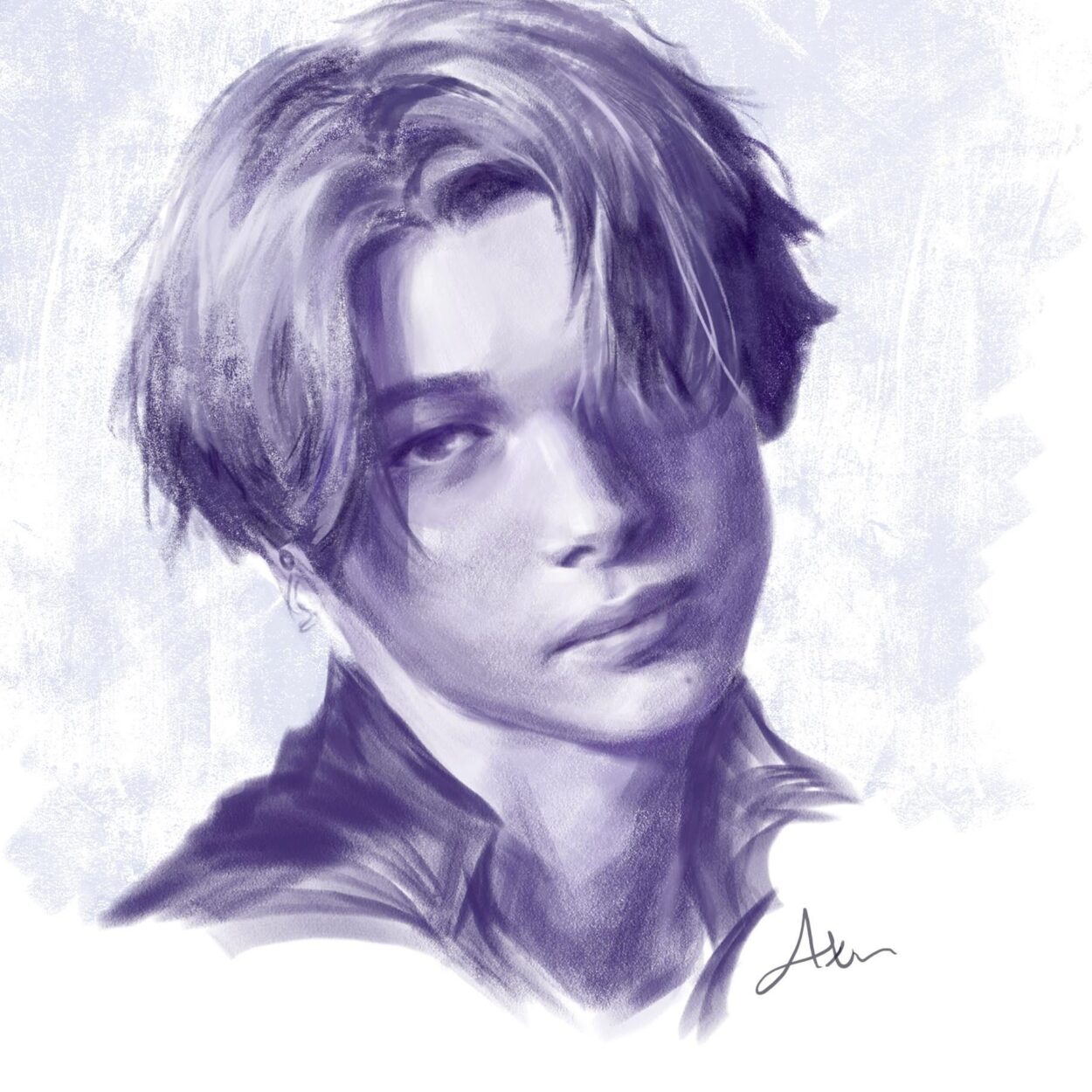 some more art of ni-ki, a little portrait this time