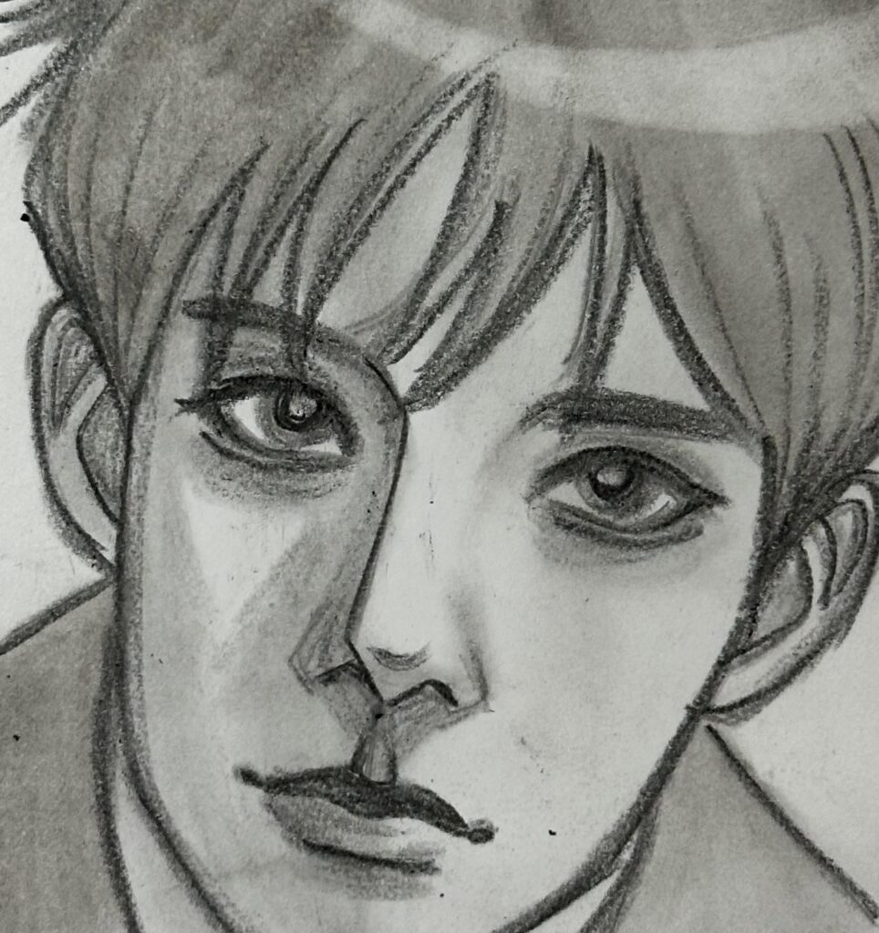 heeseung crayola and pencil doodle