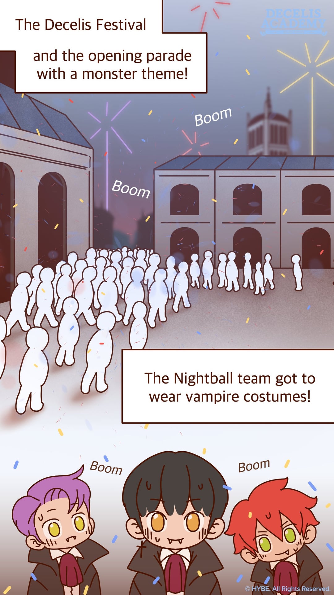 240526 DARK MOON Twitter: Decelis Academy Cuttoon - [Ep.26] Vampire Costume