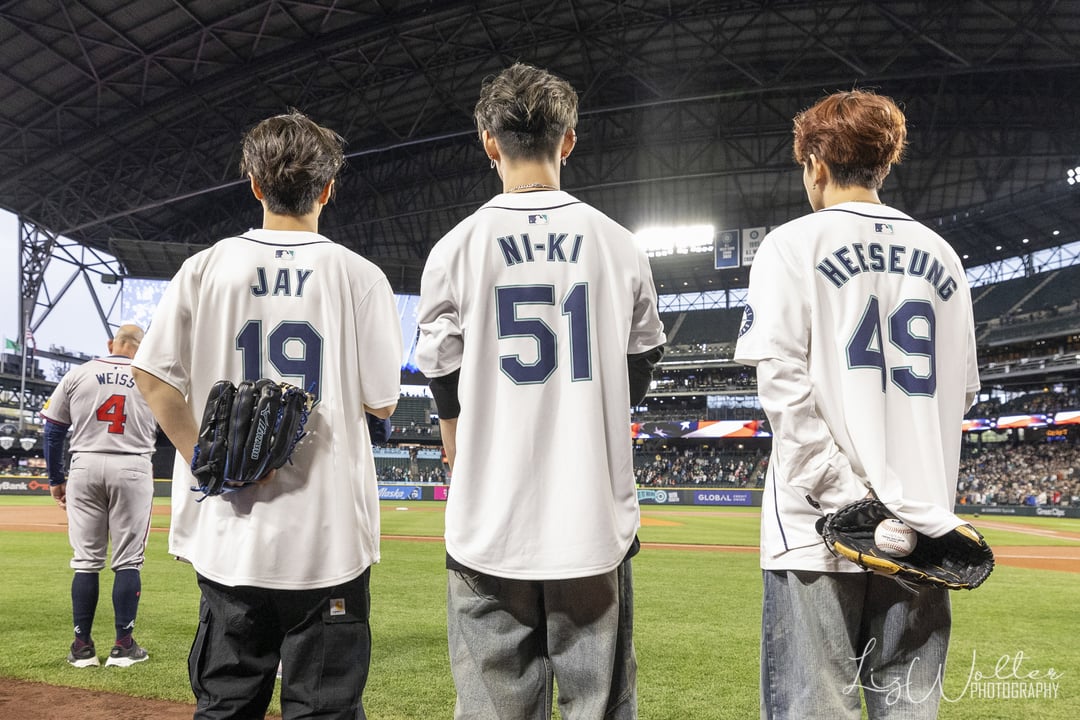 240501 Circling Seattle Sports Twitter: Jay, Heeseung, Ni-ki