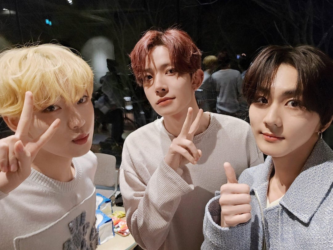 240505 Enhypen Official Twitter: Jungwon, Heeseung, Sunoo