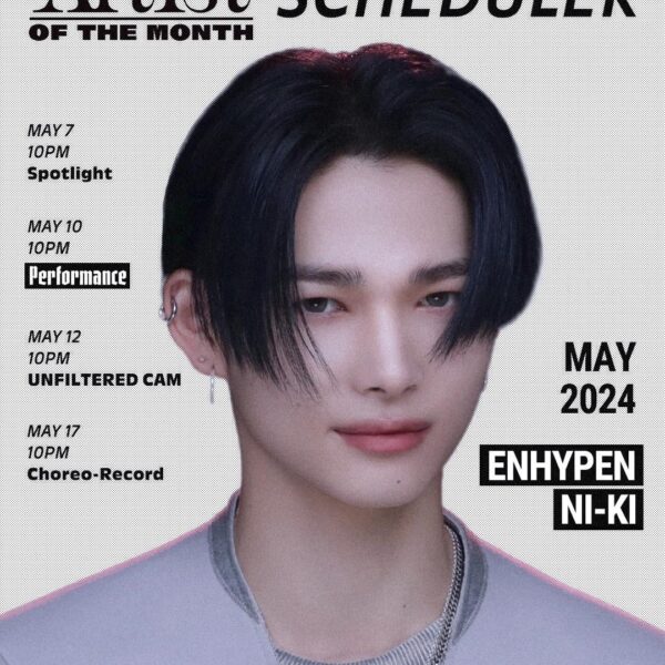 240501 Ni-ki Artist of the Month Scheduler