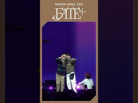 240510 Youtube Shorts: [#EN_Clip] A present for ENGENEs whom we’ll miss 🎤🥰JUNGWON & NI-KI - I Love You 3000 💕@ Fate Plus U.S.