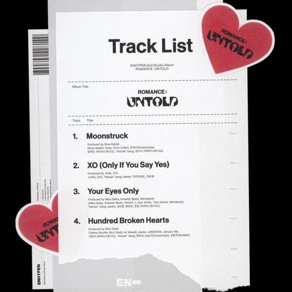 240701 ROMANCE : UNTOLD Tracklist
