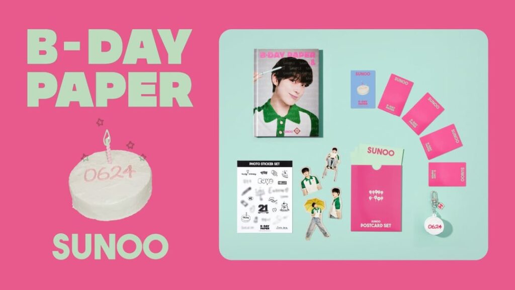 240611 Sunoo's Birthday Merch Sales Open on Weverse Shop!