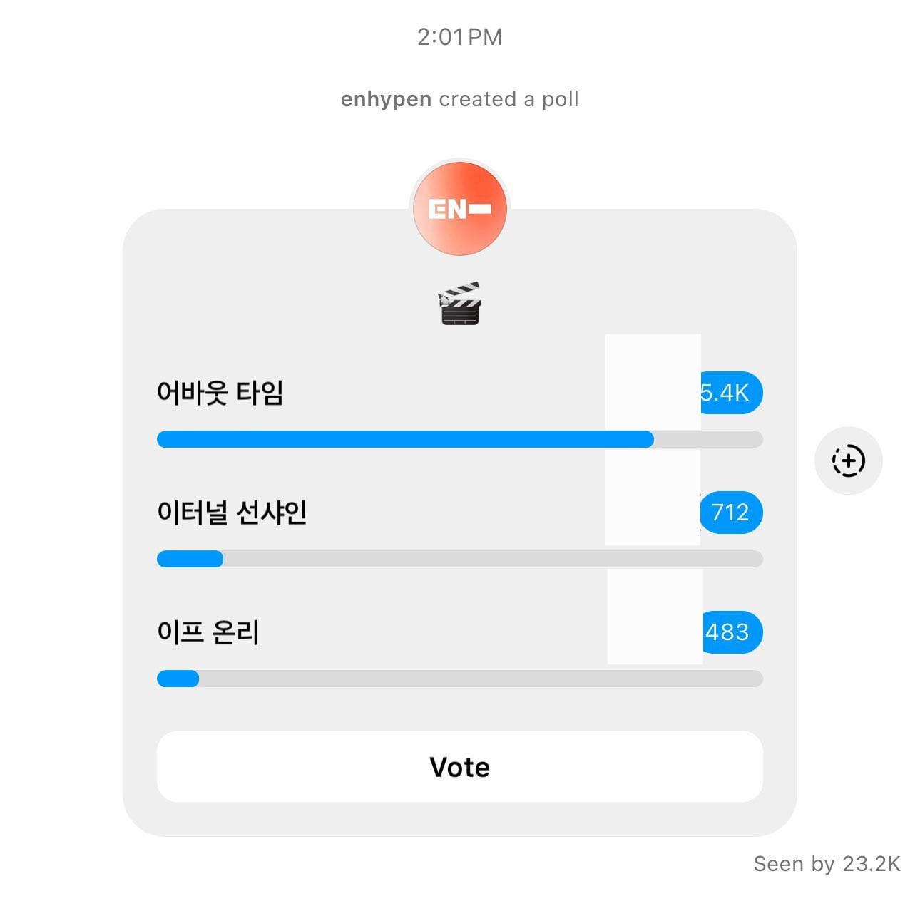 240609 Instagram: Broadcast Channel Poll