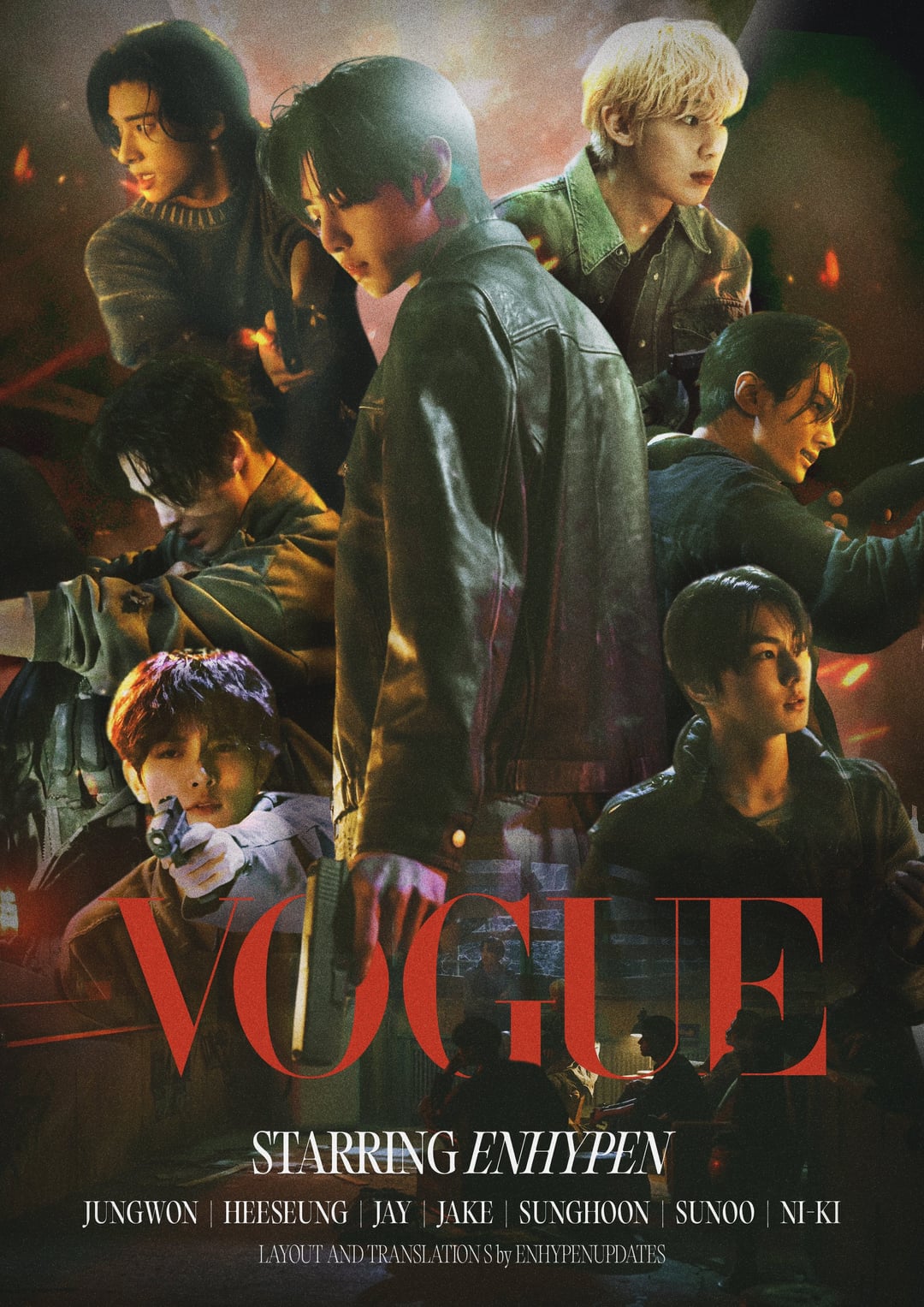 240626 Vogue Korea: The world of romance ENHYPEN will showcase [Translation]