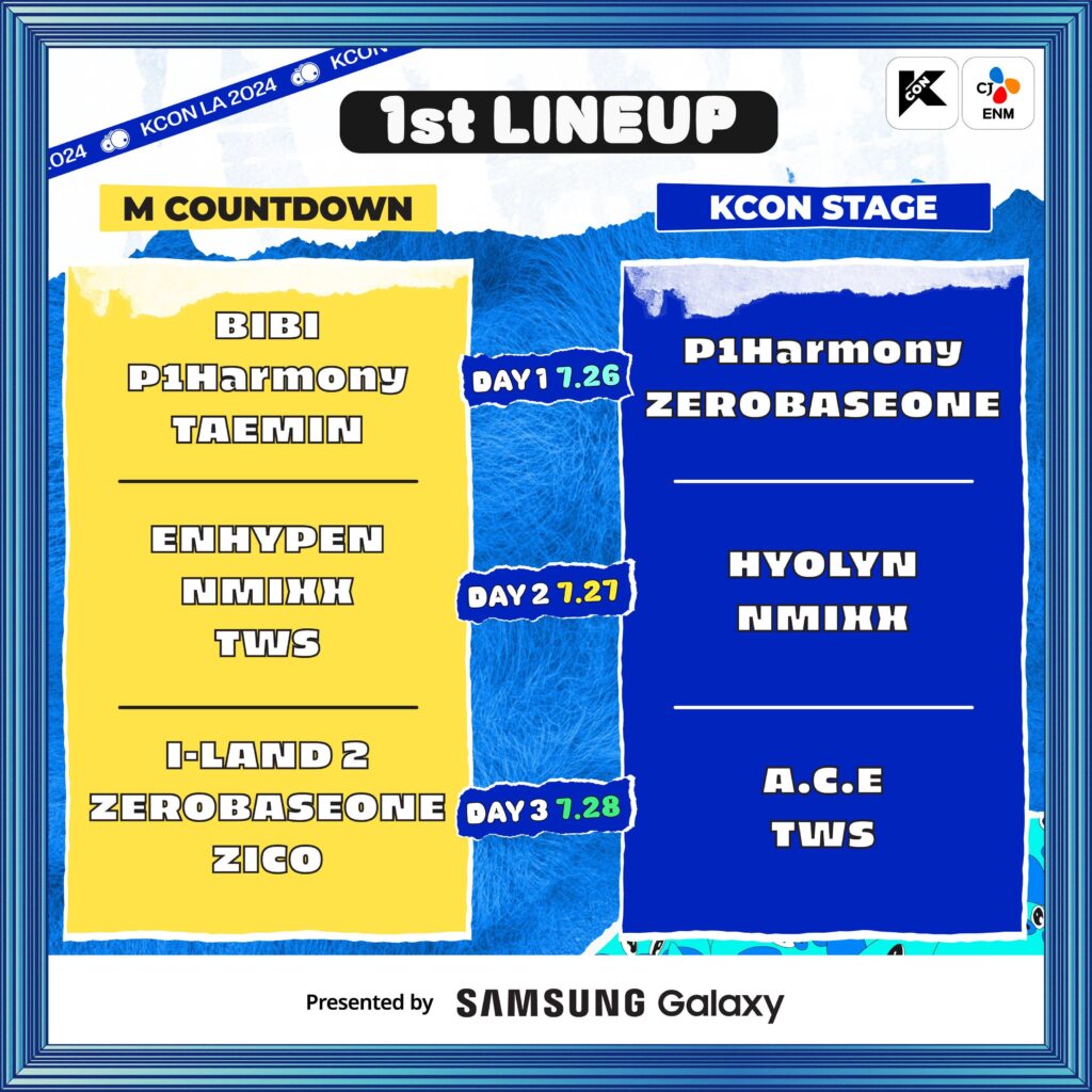 240604 ENHYPEN is part of the lineup for KCON LA 2024 on July 27