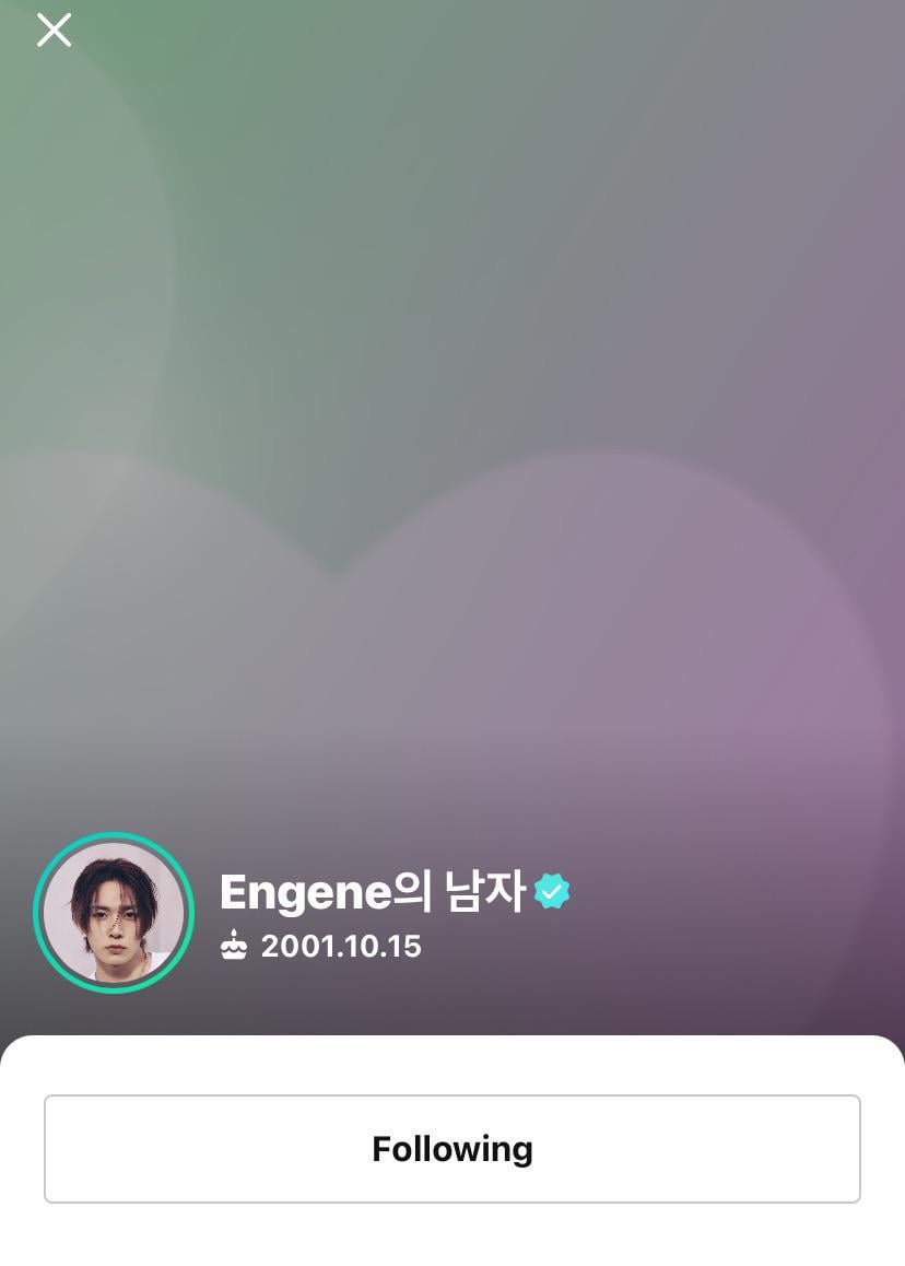 240628 Weverse: Heeseung has changed his profile picture