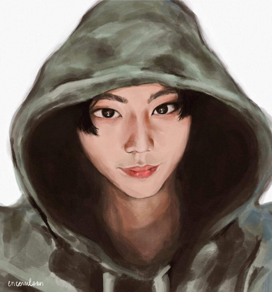 jungwon drawing!