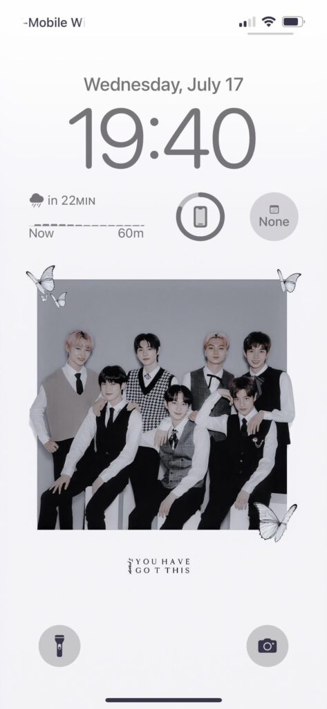 I made my home and lock screen ENHYPEN themed!!!