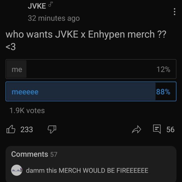 JVKE x Enhypen merch???