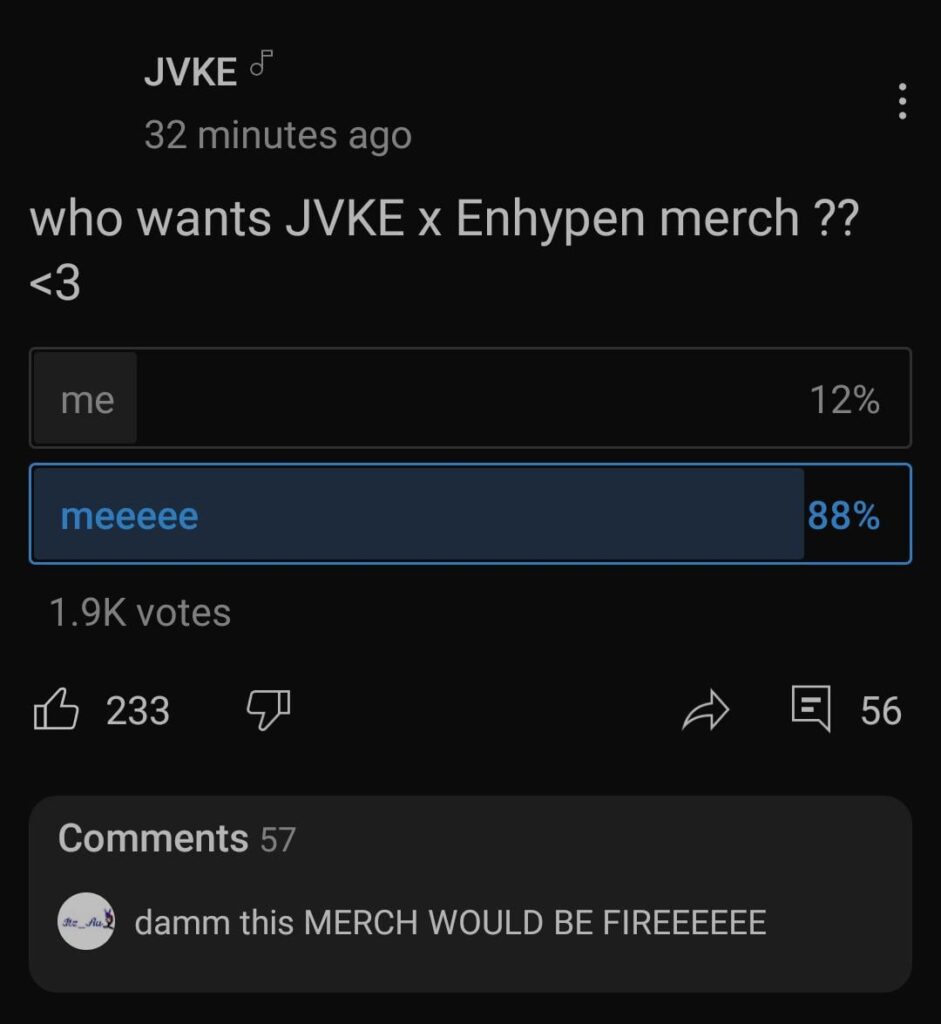 JVKE x Enhypen merch???