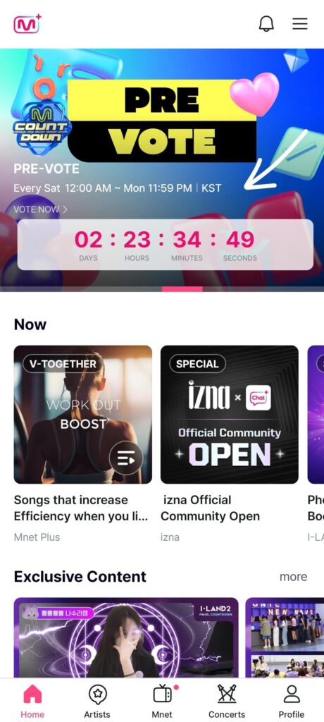 ENHYPEN is nominated for M Countdown - voting is now open on Mnet Plus until July 15