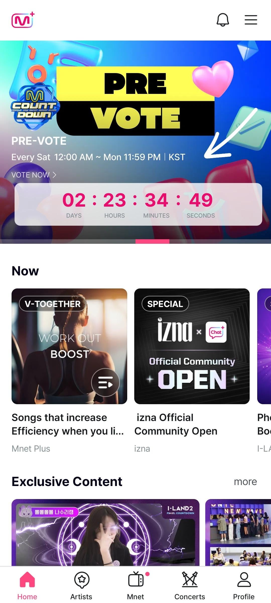 ENHYPEN is nominated for M Countdown - voting is now open on Mnet Plus until July 15