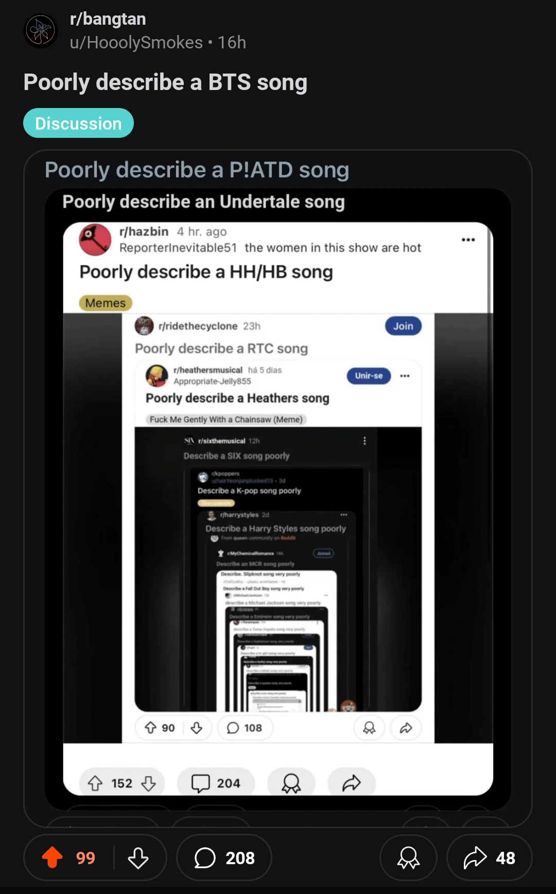 Poorly describe an ENHYPEN song