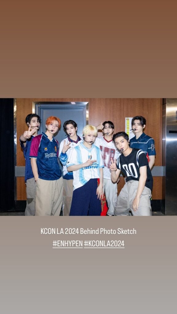 240912 Instagram Stories: KCON LA 2024 Behind Photo Sketch