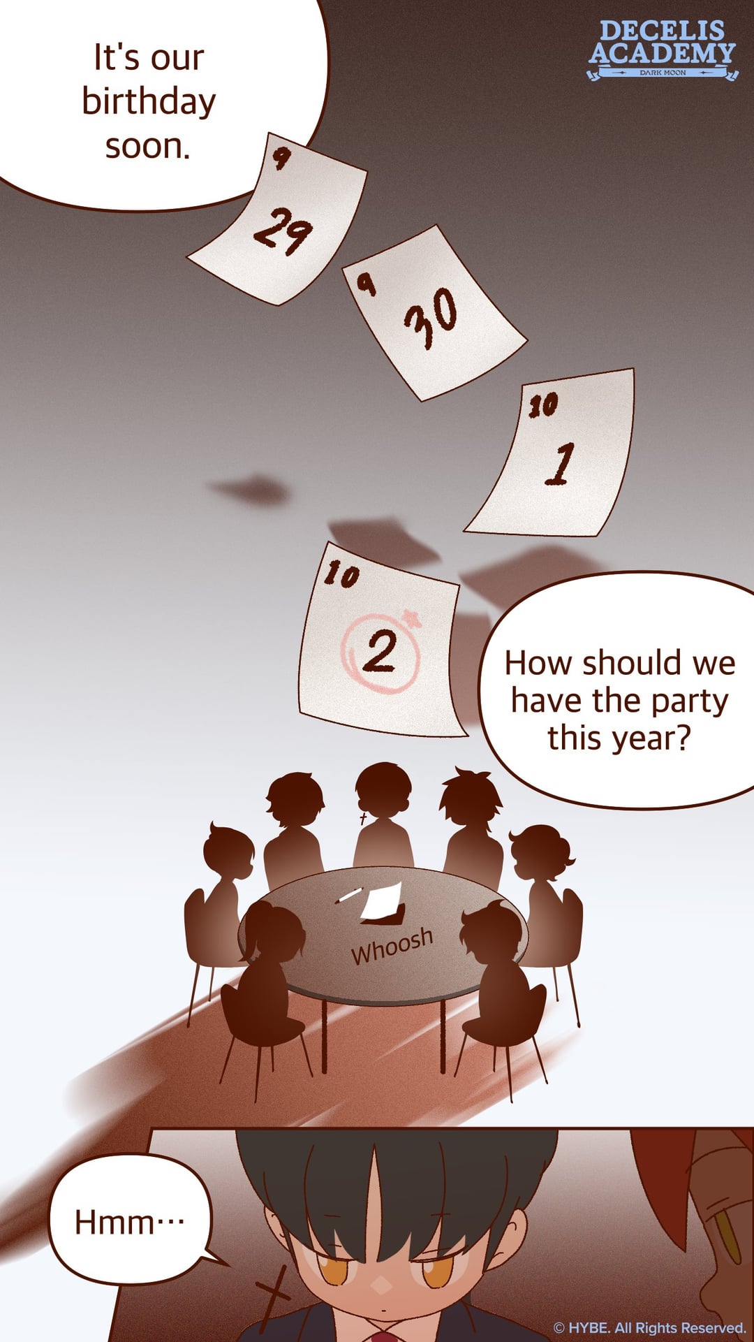 240925 DARK MOON Twitter: Decelis Academy Cuttoon - [Ep.43] It's Our Birthday Again