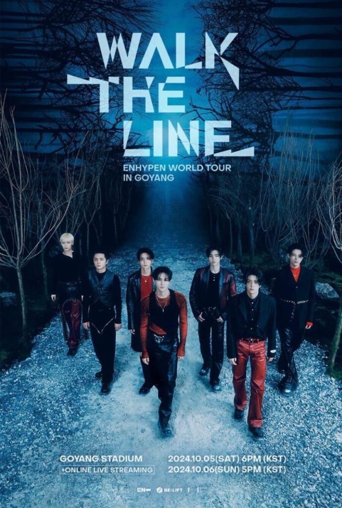 240902 [NOTICE] ENHYPEN WORLD TOUR ‘WALK THE LINE’ IN GOYANG and JAPAN Announcement