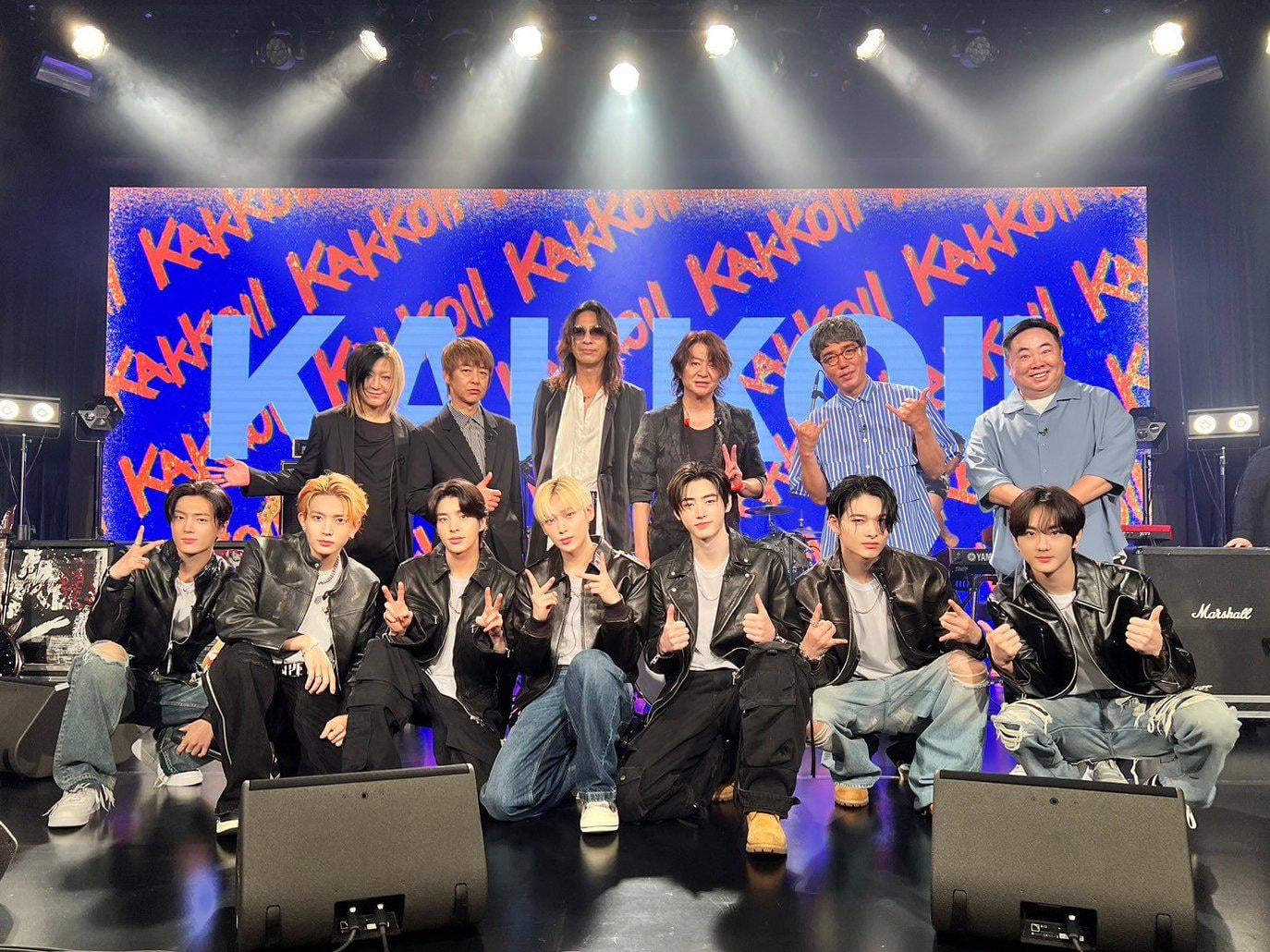 241011 ENHYPEN_KAKKOII Twitter: ENHYPEN with GLAY, Hiroaki Ogi, Muga Tsukaji