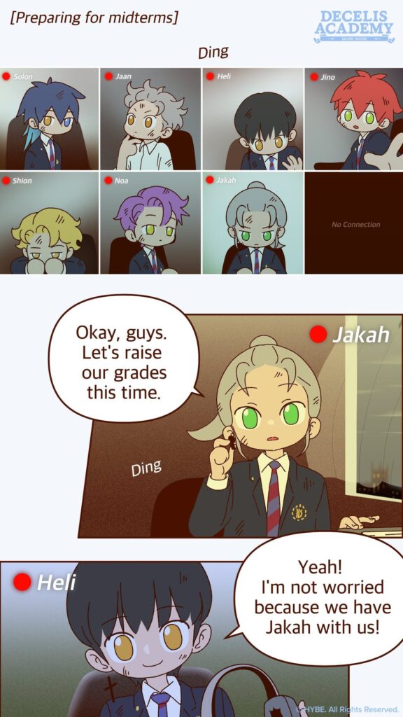 241006 DARK MOON Twitter: Decelis Academy Cuttoon - [Ep.45] Study With Me