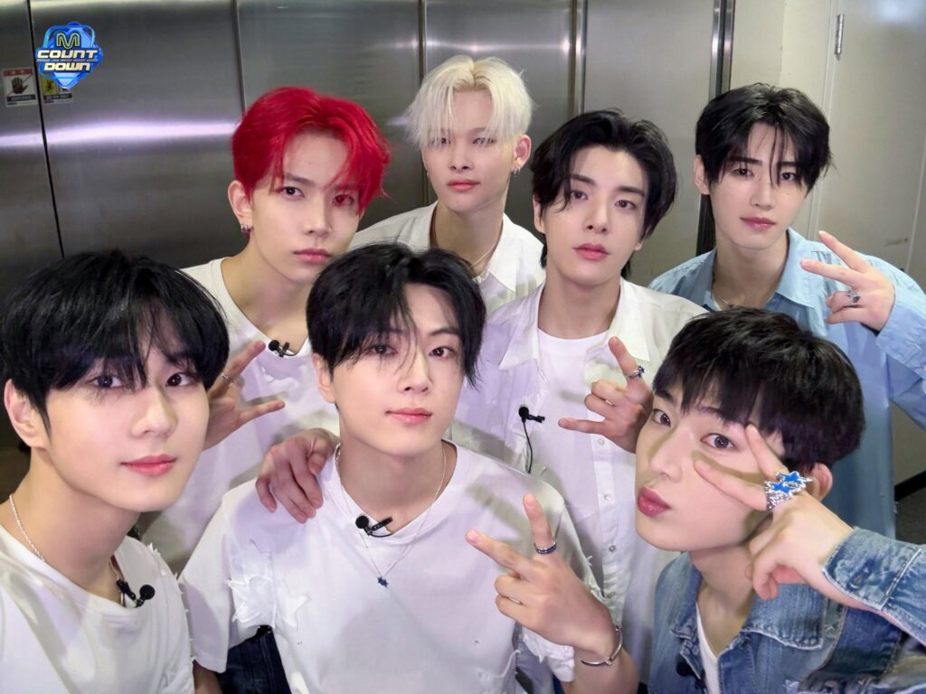 250605 Mnet M Countdown Twitter Update With ENHYPEN - Pre-Show Photo