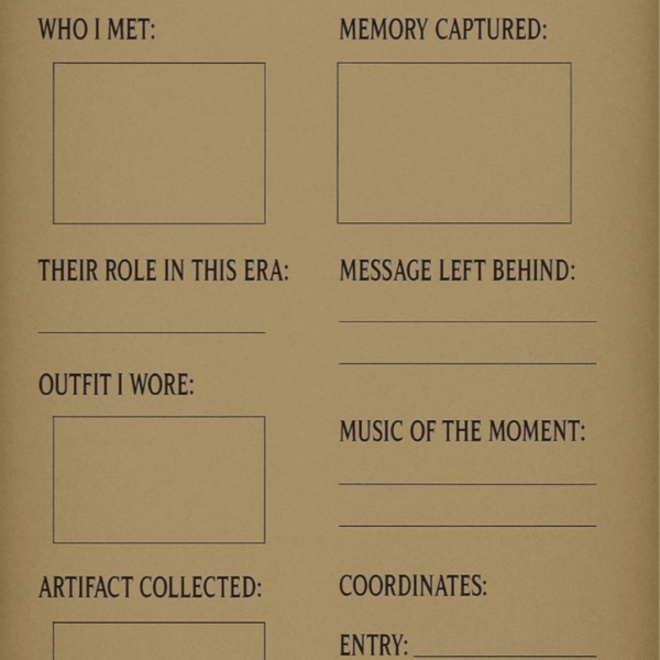 TIME TRAVELER'S NOTE
