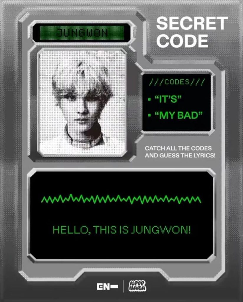 secret code via kpop nara??