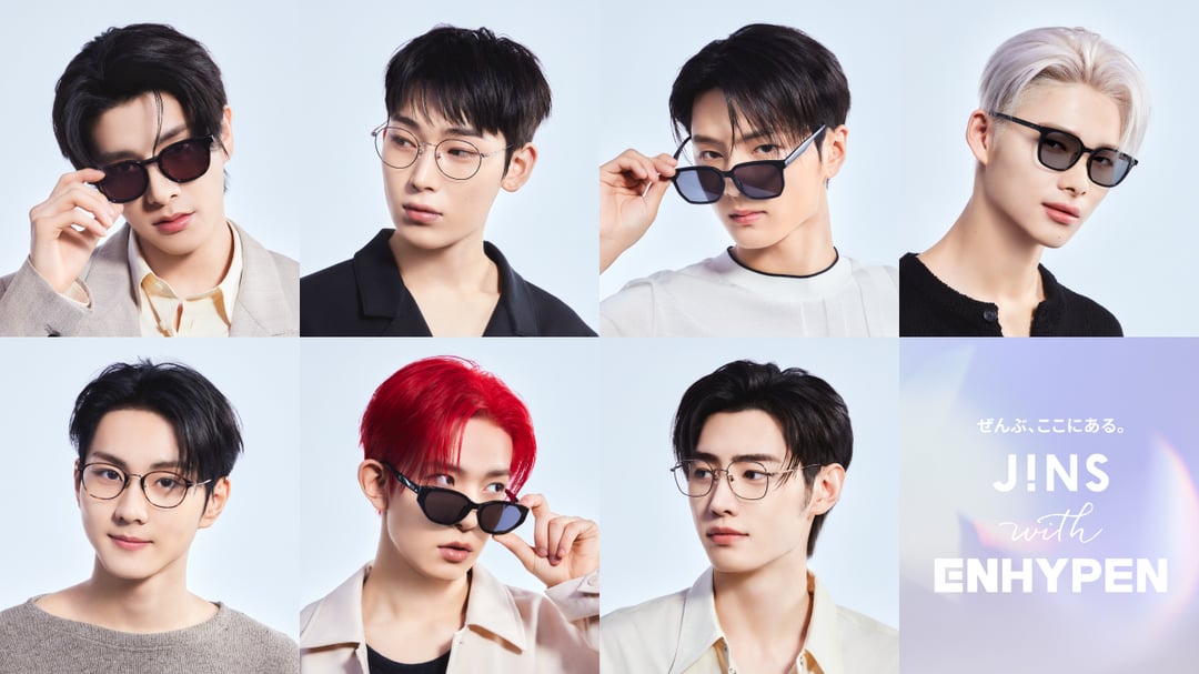 250630 JINS with ENHYPEN Eyewear Campaign