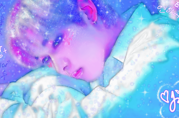 [OC/OLD] “FEVER” SUNOO BIRTHDAY FANART 🩵🦊☀️✨