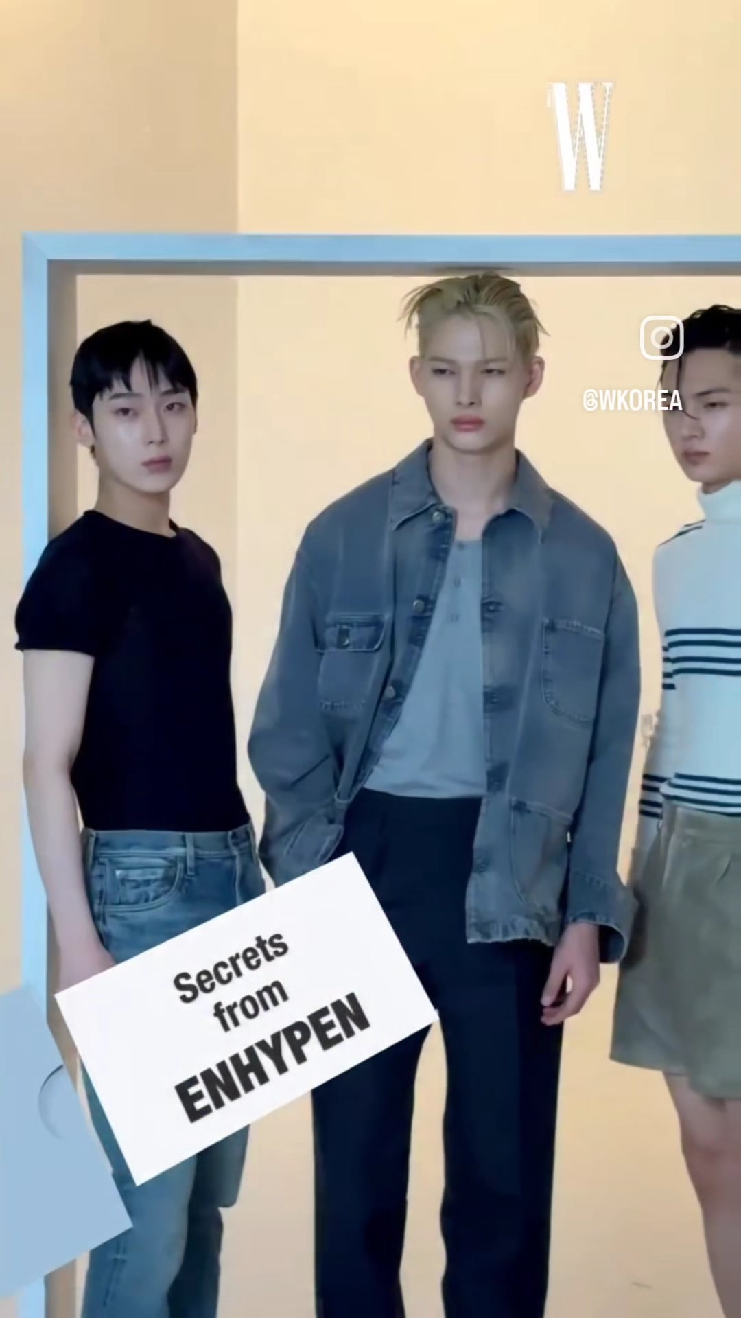 250428 W Korea Instagram - Secrets from ENHYPEN